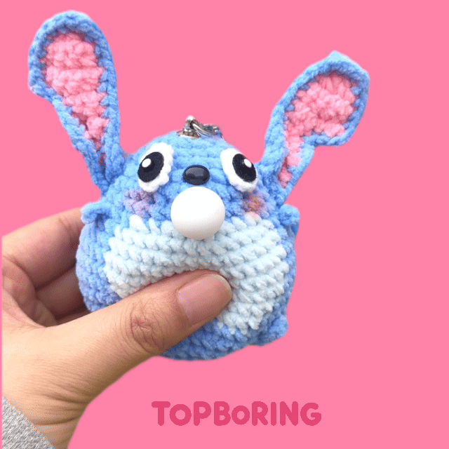 Stitch-Crochet Stress Squeezie Fidget Toy