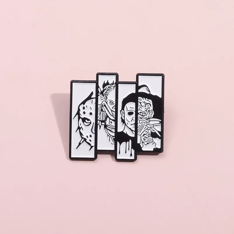 Whimsical Metal Pin Badge by Topboring