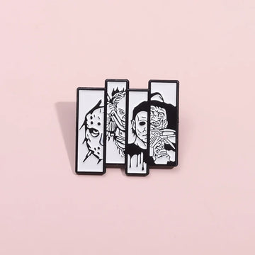 Whimsical Metal Pin Badge by Topboring