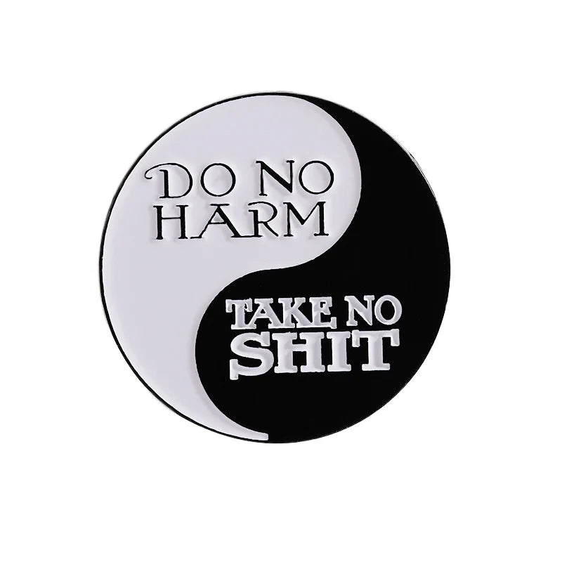 Whimsical Metal Pin Badge by Topboring