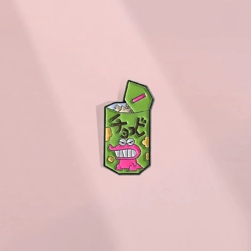 Cute Cartoon Metal Pin Badge by Topboring