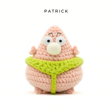 TOPBORING 🐚Patrick - Crochet Stress Squeezie Fidget Toy