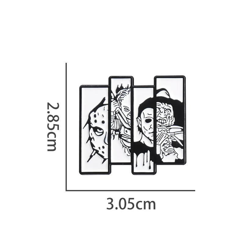 Whimsical Metal Pin Badge by Topboring