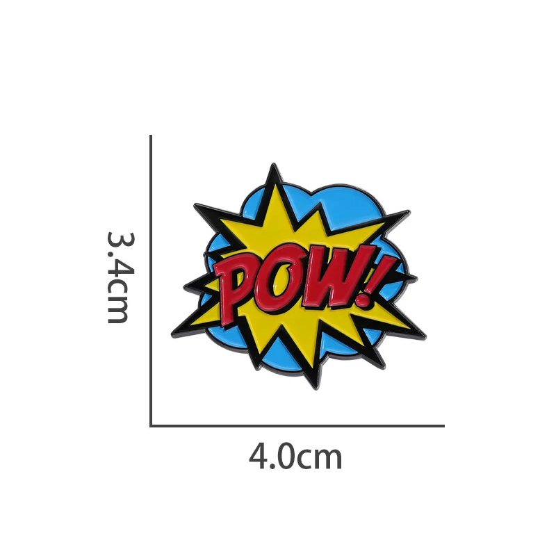 Charming Cartoon Metal Pin Badge by Topboring