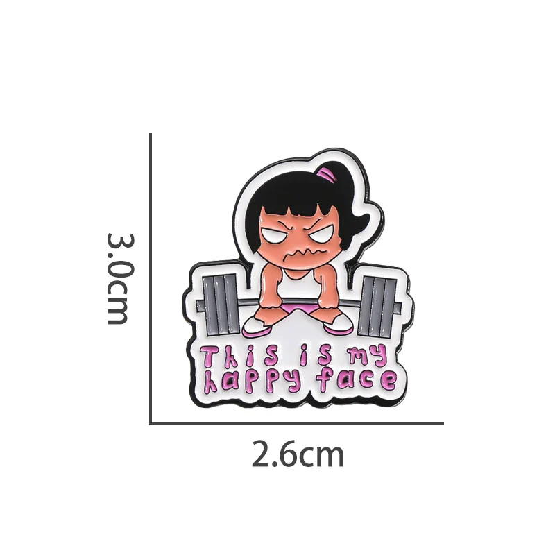 Retro Quirky Metal Pin Badge Soft Enamel Pin Badge Set2