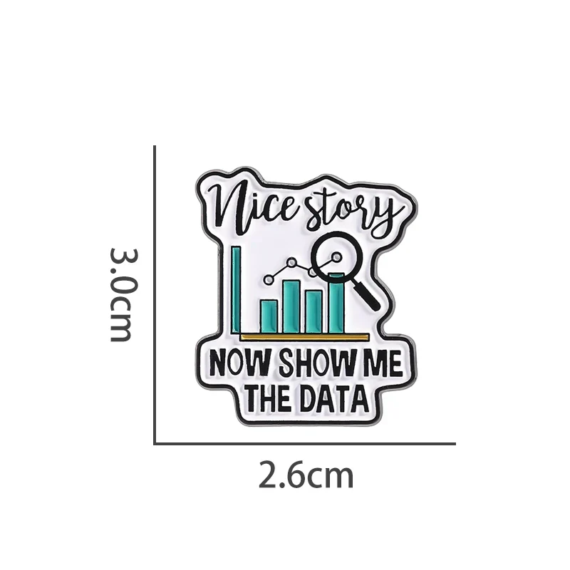 Quirky Metal Pin Badge by Topboring