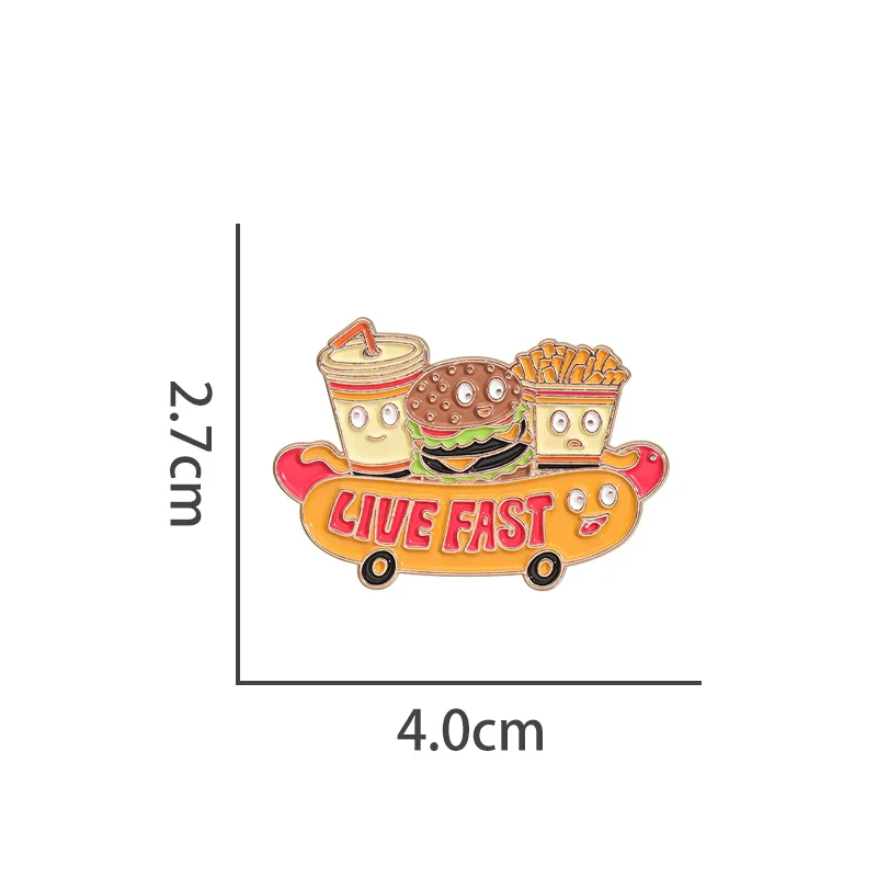 Charming Funny Cartoon Dog Metal Hard Enamel Pin Badge