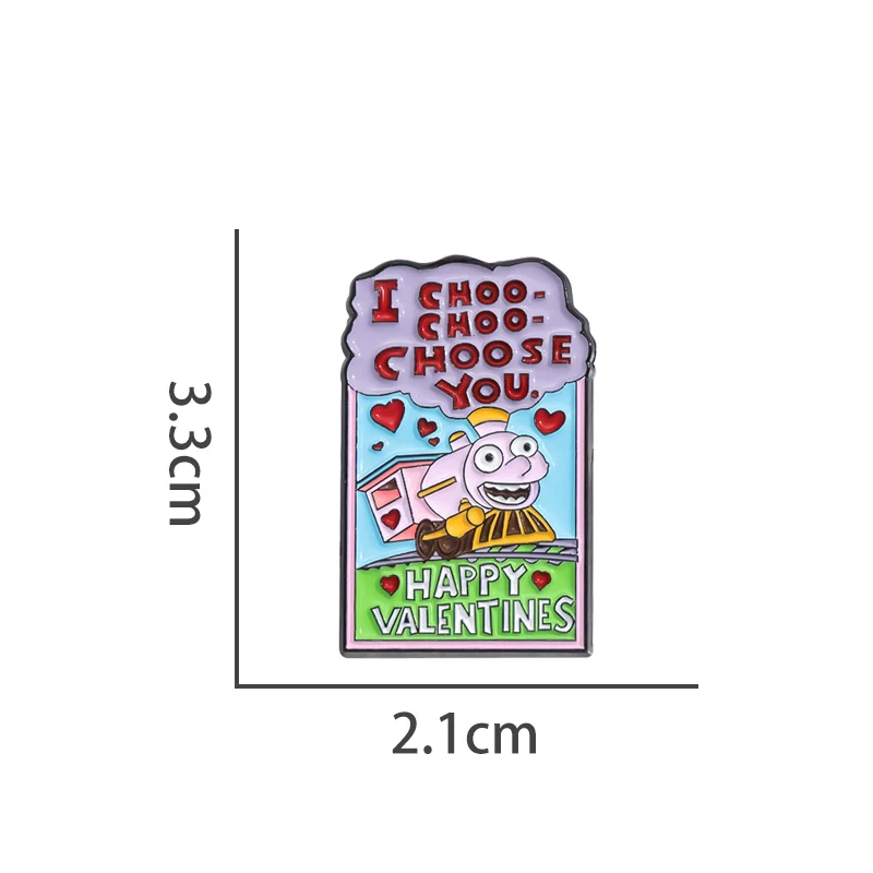 Kawaii Cartoon Metal Pin Badge by Topboring