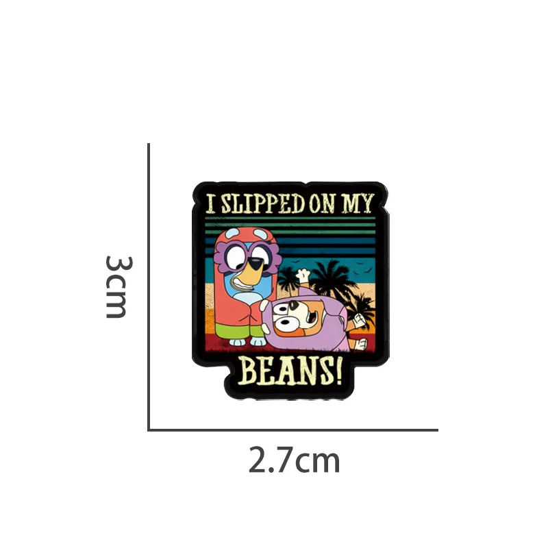 Quirky Anime Cartoon Metal Pin Badge by Topboring