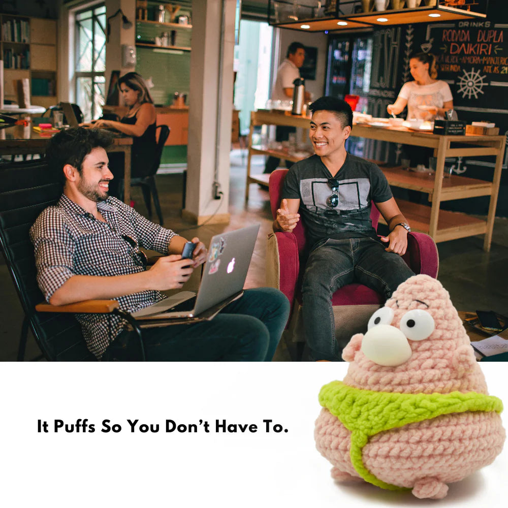 TOPBORING  🐚Patrick - Crochet Stress Squeezie Fidget Toy