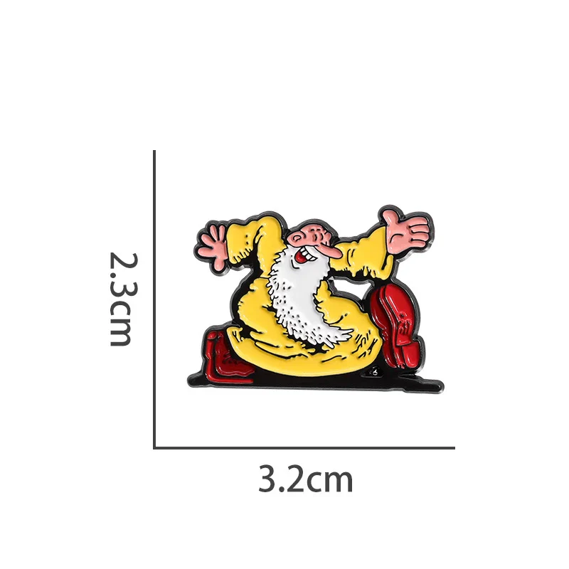 Cute Cartoon Metal Pin Badge by Topboring