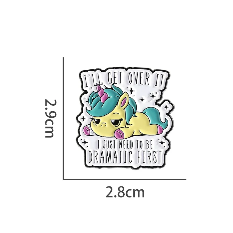 Lovely Cute Cartoon Rainbow Metal Soft Enamel Pin Badge