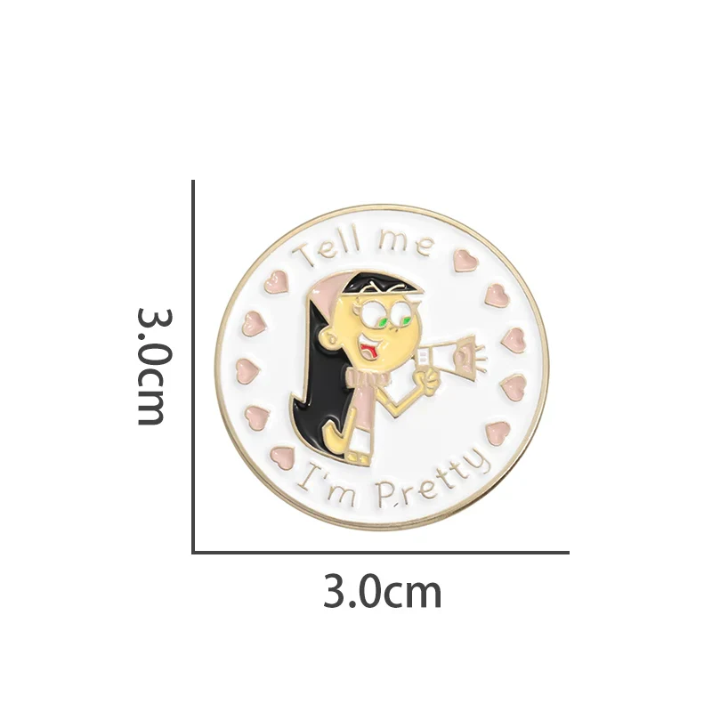 Cute Kawaii Metal Pin Badge Soft Enamel Pin Badge Alt3