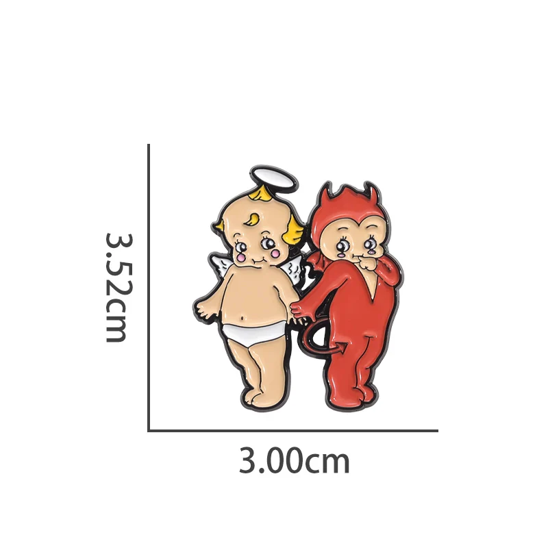 Aesthetic Cute Cartoon Metal Pin Hard Enamel Pin Badge Ver3