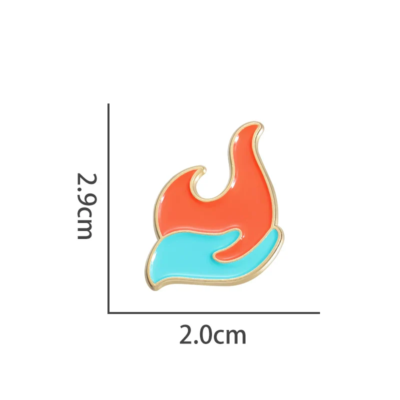 Minimalist Cute Cartoon Metal Pin Metal Pin Badge Ver3