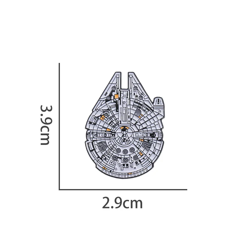 Cute Cartoon Star Metal Pin Badge by Topboring