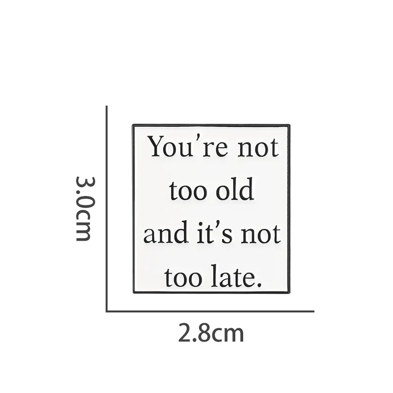 Minimalist Retro Metal Pin Badge Soft Enamel Pin Badge Edition2