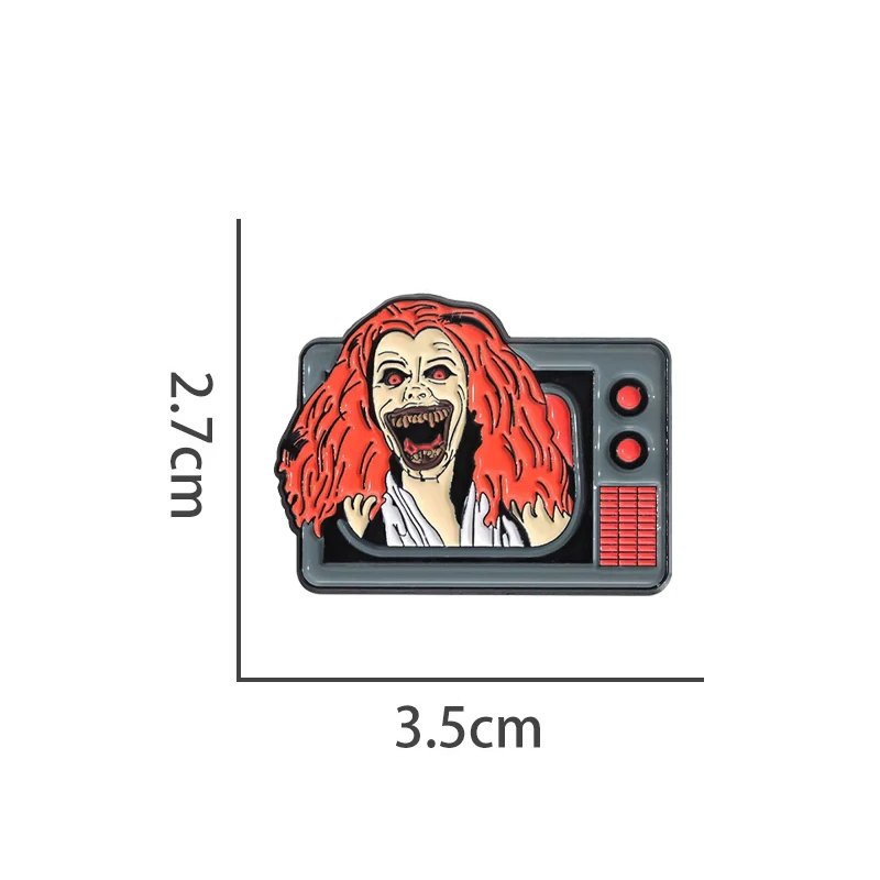 Retro Metal Pin Badge by Topboring