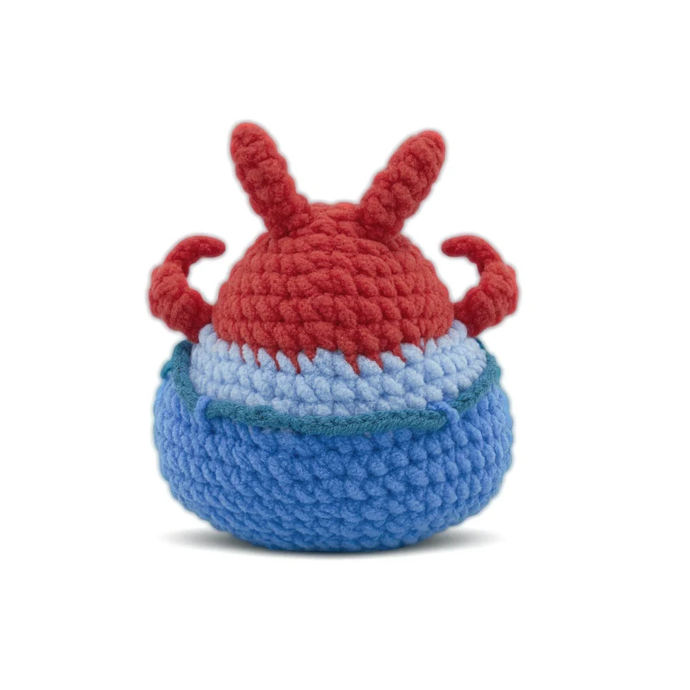 TOPBORING  🦀Mr. Krabs-Crochet Stress Squeezie Fidget Toy