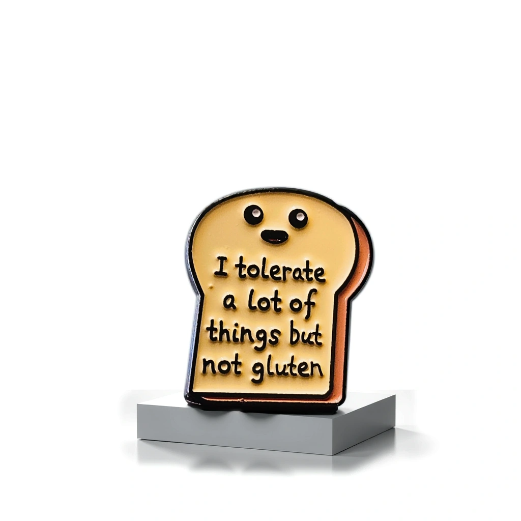 “Tolerate Toast” - Communication Pin Badge