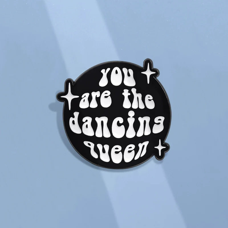 Quirky Cartoon Metal Pin Badge by Topboring