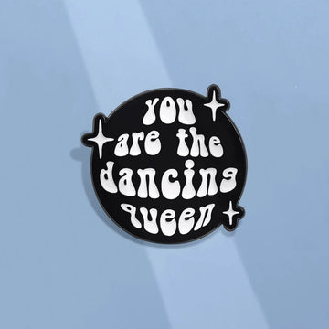 Quirky Cartoon Metal Pin Badge by Topboring