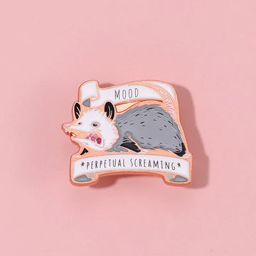 Cute Cartoon Pig Metal Pin Badge by Topboring