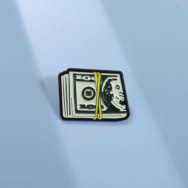 Funny Cartoon Metal Pin Badge by Topboring