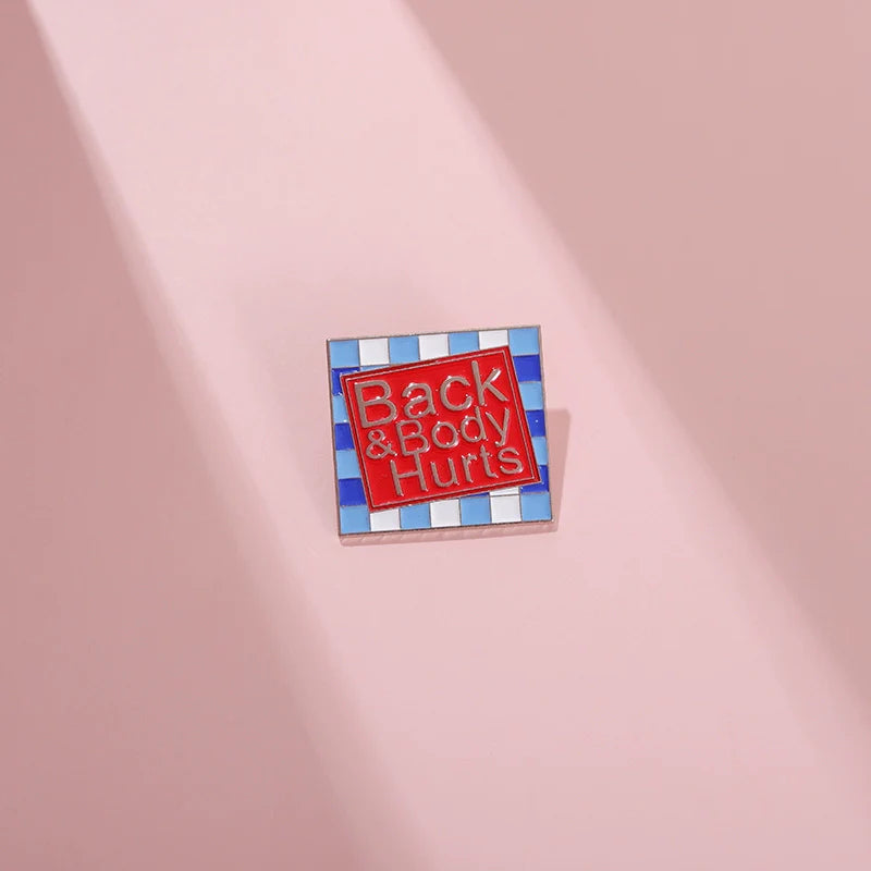 Elegant Metal Pin Badge by Topboring