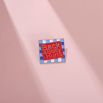 Elegant Metal Pin Badge by Topboring