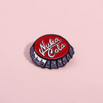 Funny Nukacola Metal Pin Badge by Topboring