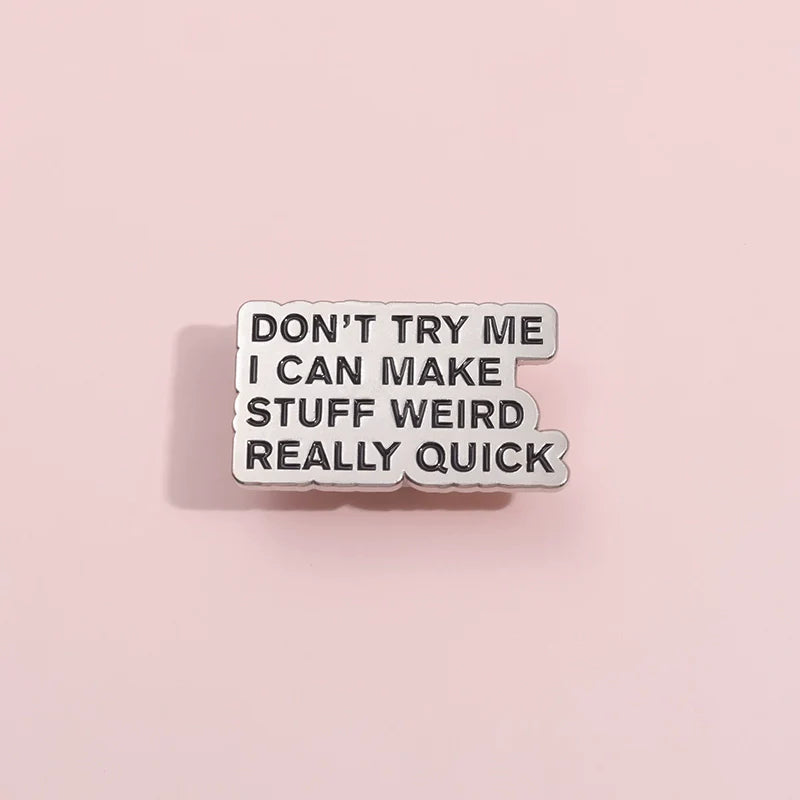 Mini Metal Pin Badge by Topboring