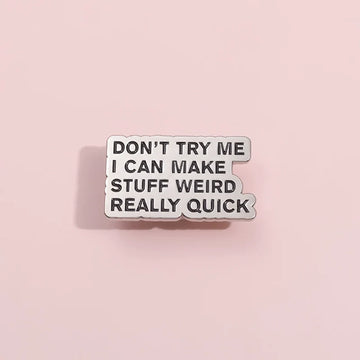 Mini Metal Pin Badge by Topboring