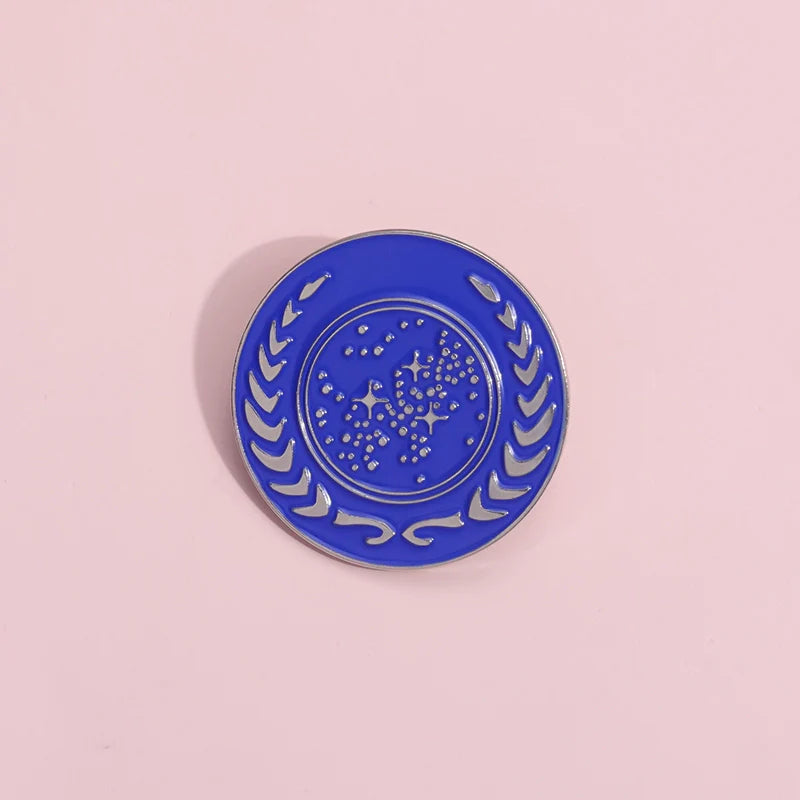 Retro Star Metal Pin Badge by Topboring