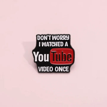 Quirky Heart Metal Pin Badge by Topboring