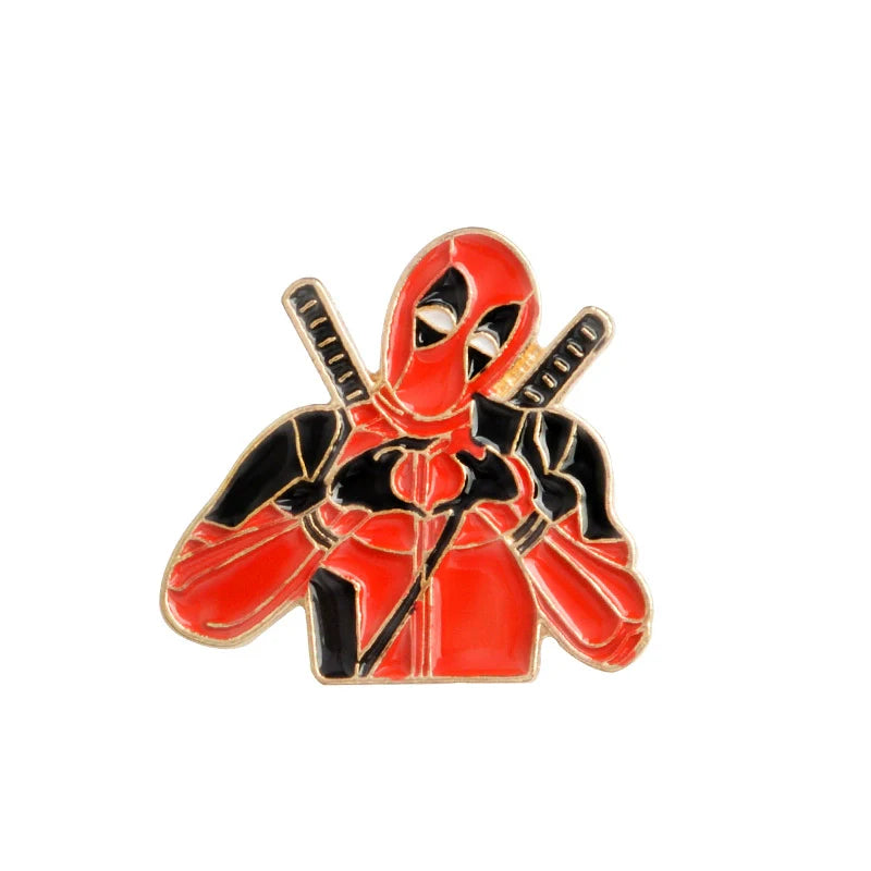 Quirky Cute Cartoon Heart Pin Hard Enamel Pin Badge