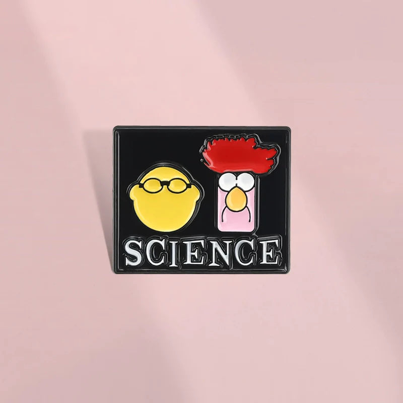 Cute Cartoon Metal Pin Badge by Topboring