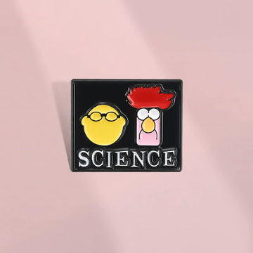 Cute Cartoon Metal Pin Badge by Topboring