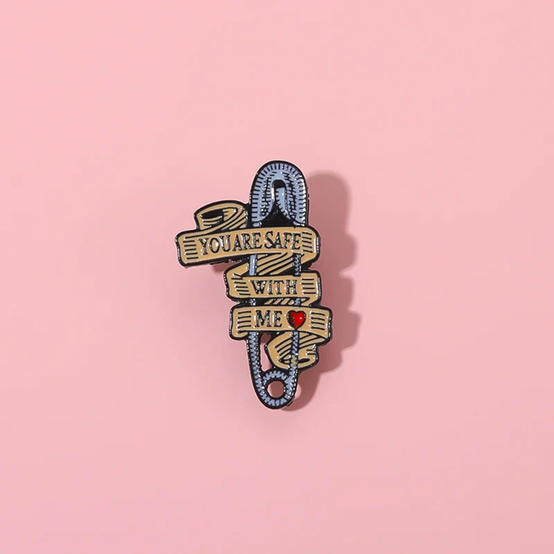Cute Metal Pin Badge by Topboring