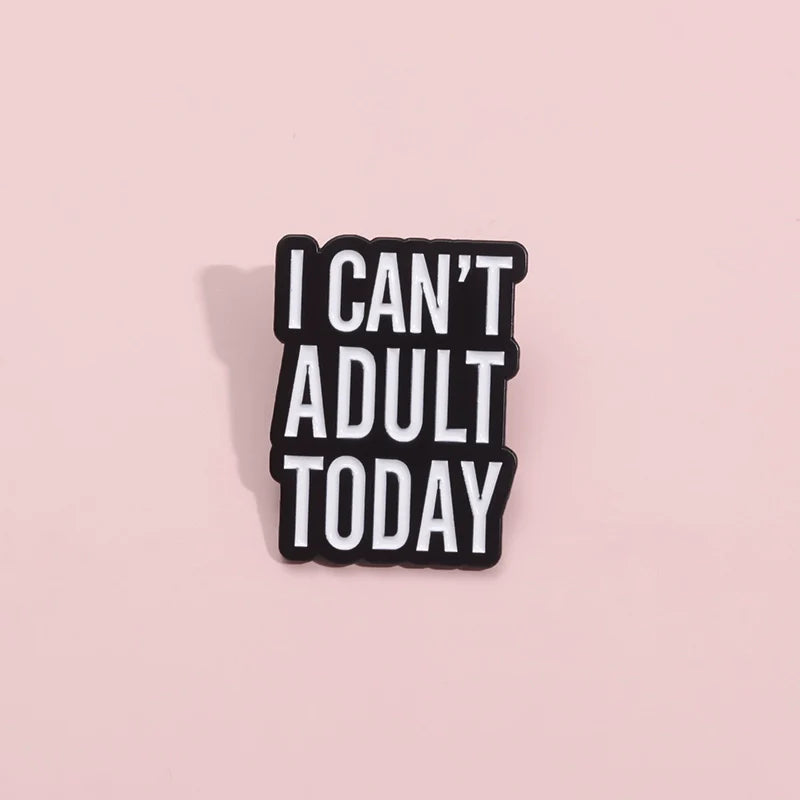 Cute Metal Pin Badge by Topboring