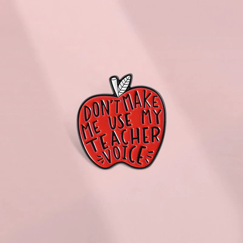 Elegant Cartoon Pin Badge by Topboring