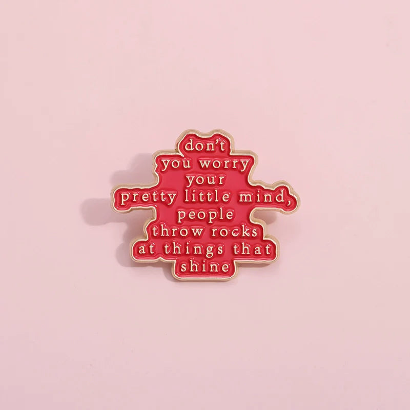 Funny Metal Pin Badge by Topboring