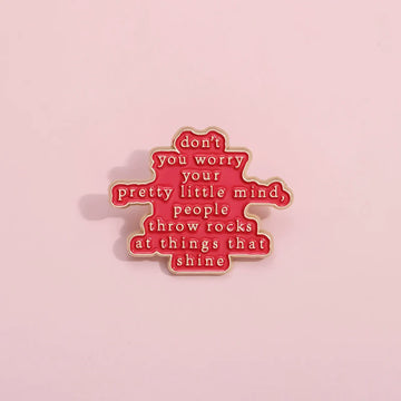 Funny Metal Pin Badge by Topboring