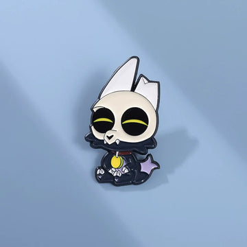 Cute Cat Metal Pin Badge by Topboring