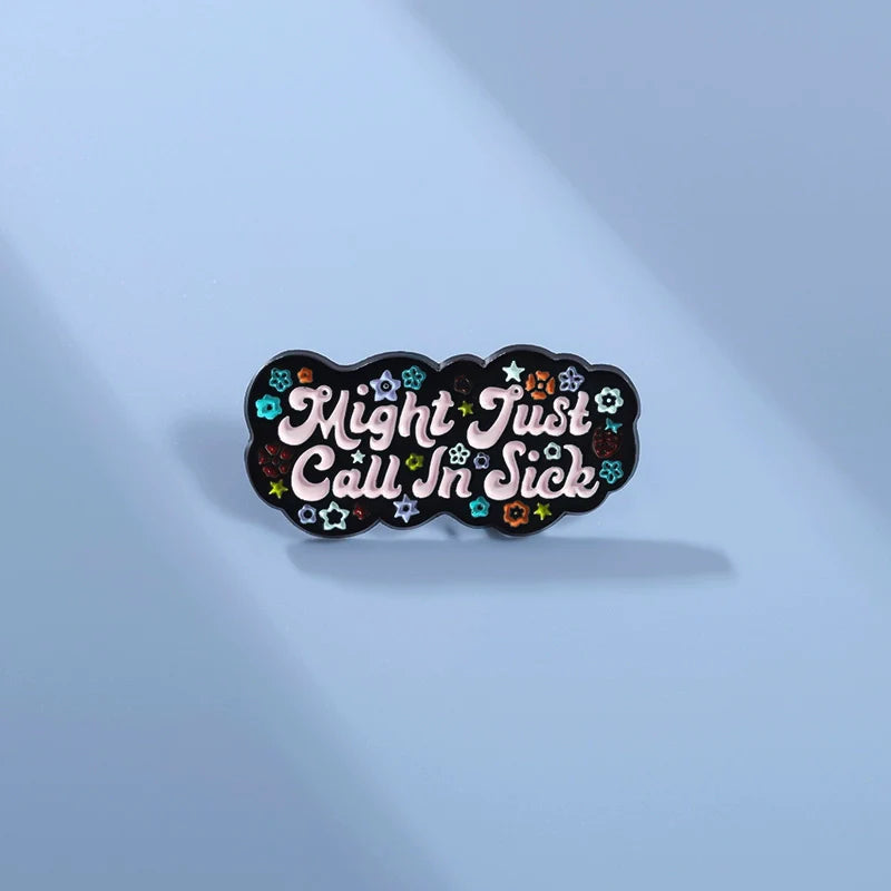 Cute Metal Pin Badge by Topboring