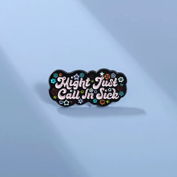 Cute Metal Pin Badge by Topboring