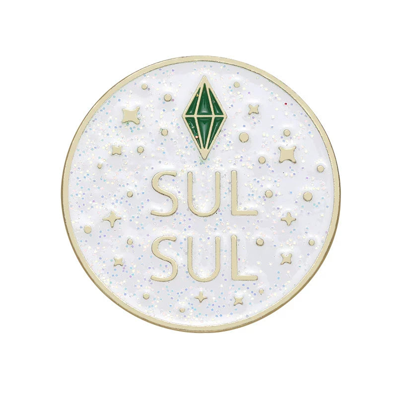 Cute Metal Pin Badge by Topboring