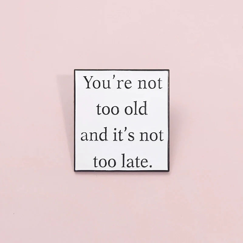 Retro Metal Pin Badge by Topboring