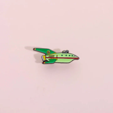 Playful Cartoon Metal Pin Badge by Topboring