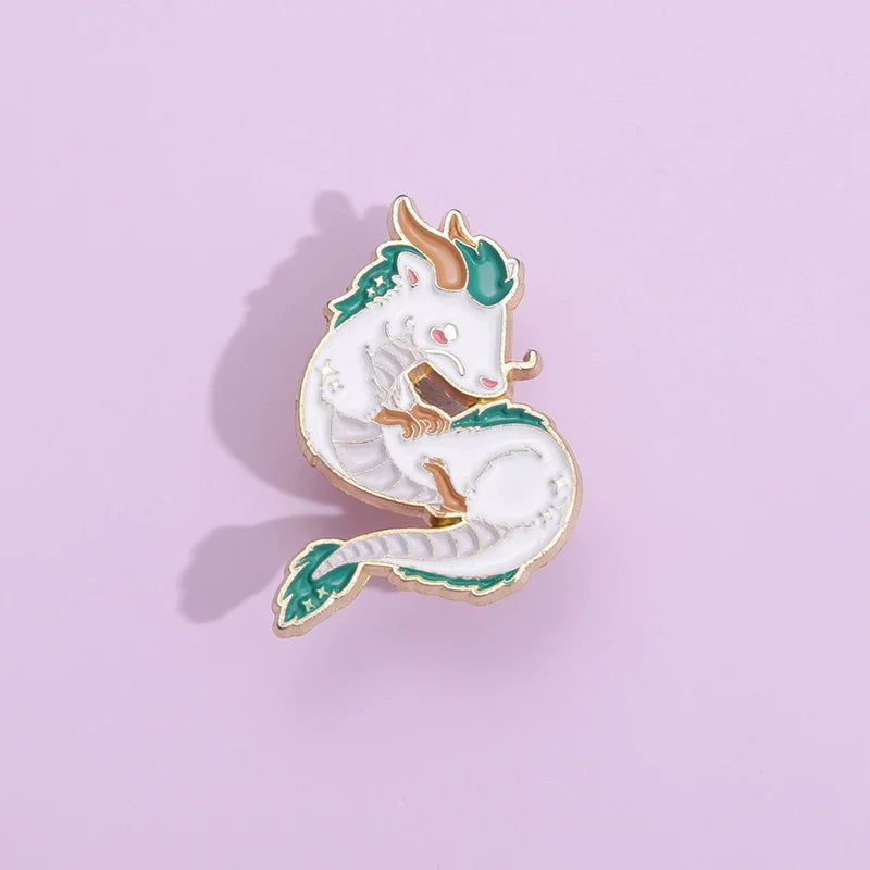 Cute Cartoon Metal Pin Badge by Topboring